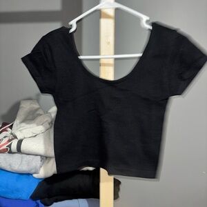 Eye Candy Black Women's Crop Top